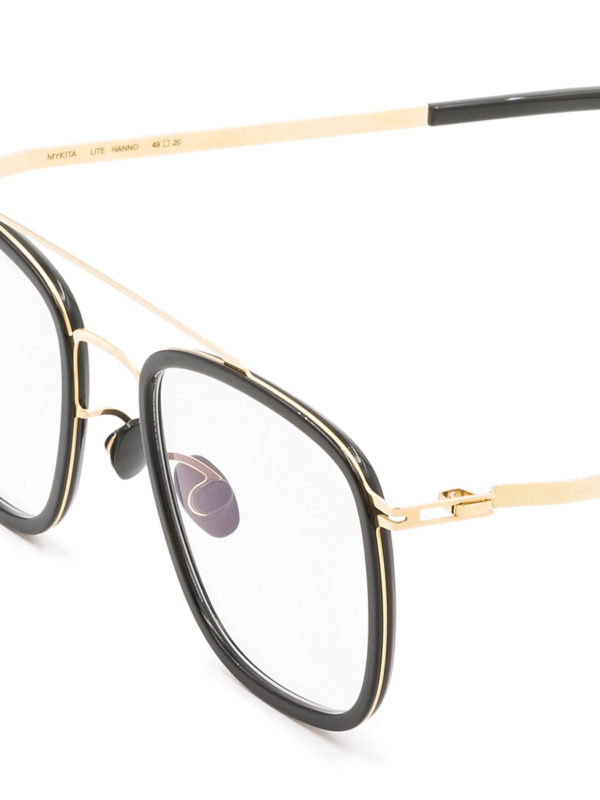 The Best Shops MYKITA: Glasses - Hanno aviator eyeglasses